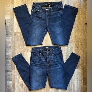 BUNDLE PAIGE Hoxton ankle & skyline straight jeans sz 26